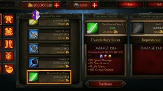 Arcane Quest Legends all max gems gold skill atk hp mana level with game guardian screenshot 5
