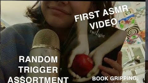 ASMR | my first asmr video/ random trigger assortment