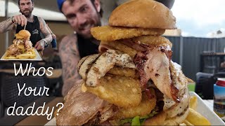 “Massive Who’s Your Daddy Burger Challenge 🍔 | Can I Finish It”