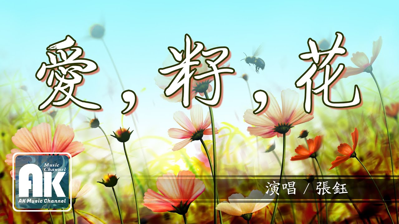 愛 籽 花 張钰 新歌 音樂 熱門歌曲 高清無損音質 無損音樂 動態歌詞lyrics Youtube