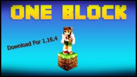 How To download Minecraft Oneblock for 1.16.4