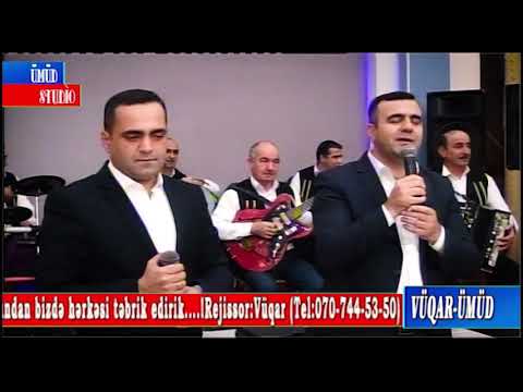 Babek Kerimov ve Elnur - Tekce menim olaydin - Neftcala toyu