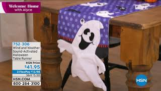Wind and Weather SoundActivated Halloween Table Runner