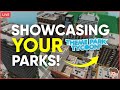 🔴 Theme Park Tycoon 2 Showcasing YOUR Parks! (NEW LIGHTING!) | Kosii