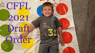 CFFL 2021 Draft Order Selection