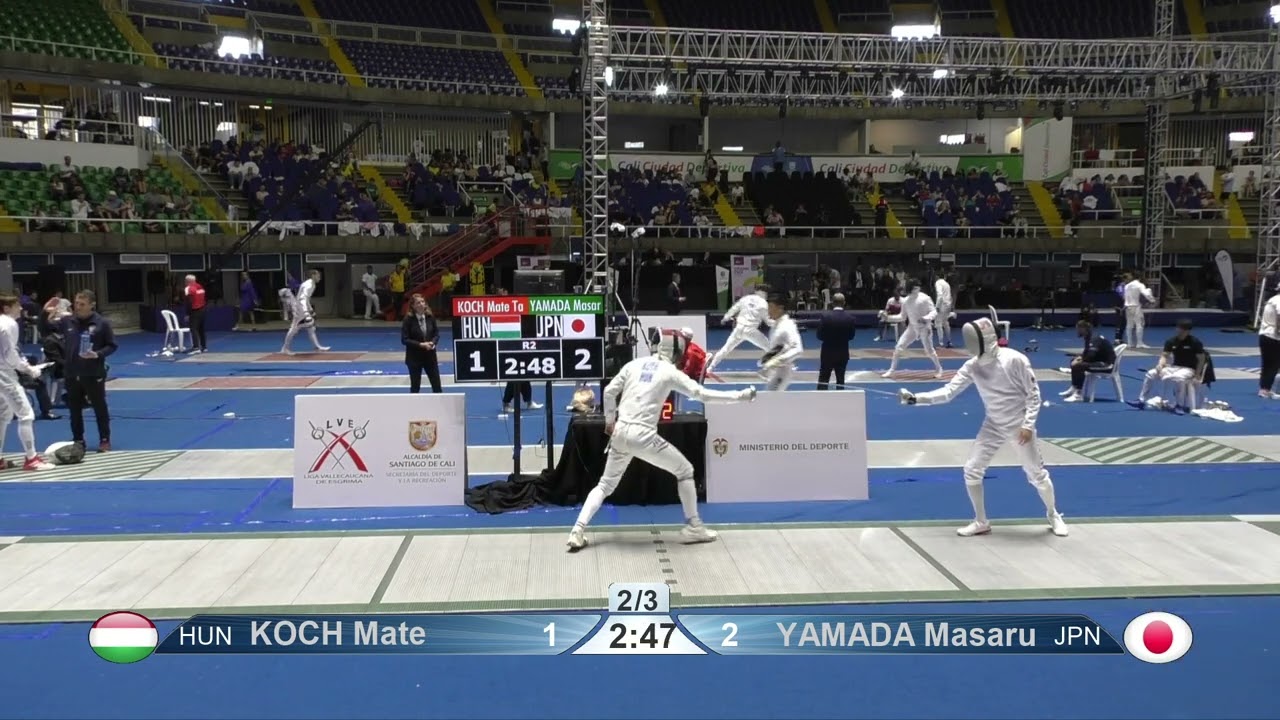 2023 113 T32 10 M E Individual Cali COL GP GREEN YAMADA JPN vs KOCH HUN