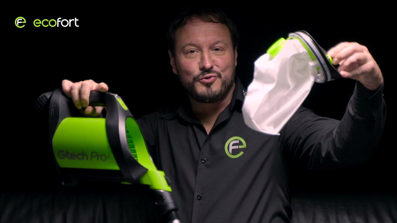 ecofort Staubsauger Gtech Pro Bag 2 YouTube