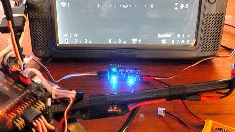 MinimOSD Wiring and Test