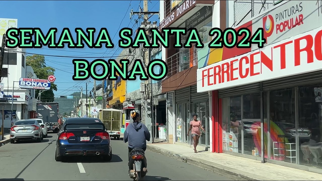 Recorrido Centro Pueblo Bonao Semana Santa 2024 #bonao #mitierrard #campo