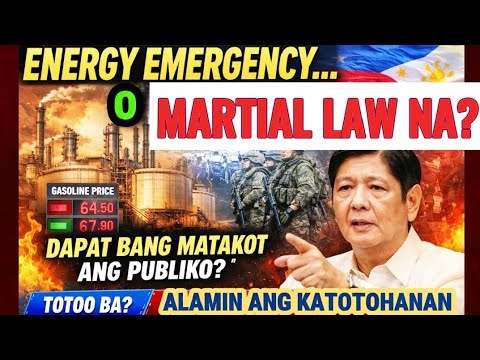 SHOCKING! “ENERGY EMERGENCY SA PILIPINAS: Martial Law na ba ito? Totoong Nangyayari Ngayon!”