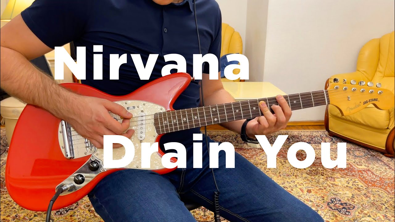 Nirvana - Drain You, Fender Kurt Cobain Jag-Stang 2021 Mexico - YouTube