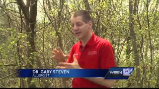 Tree pollen way up