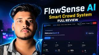 I Built FlowSense AI – Smart Crowd Management System | Full Project Review & Working