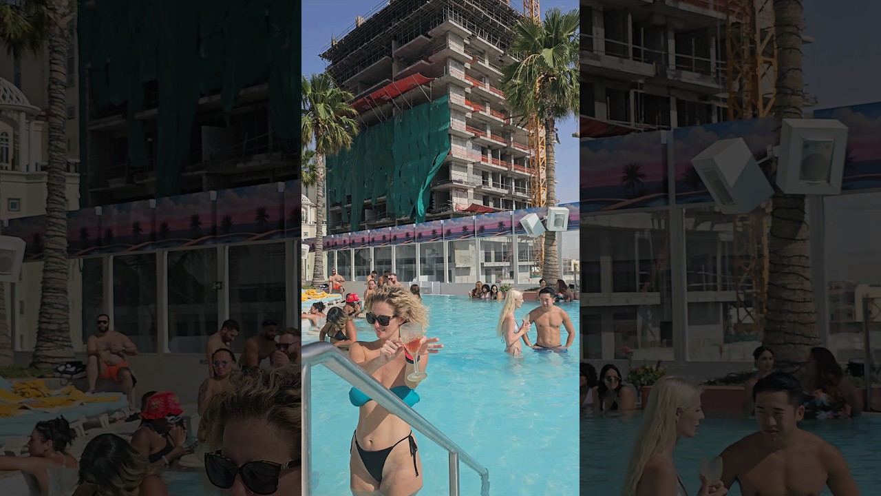 pool party at high floor / dubai / five jvc