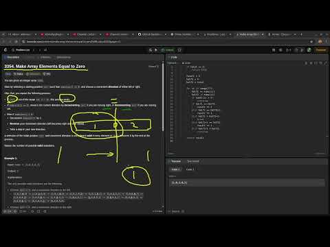 Leetcode easy problem 3354. Make Array Elements Equal to Zero | devops python practice