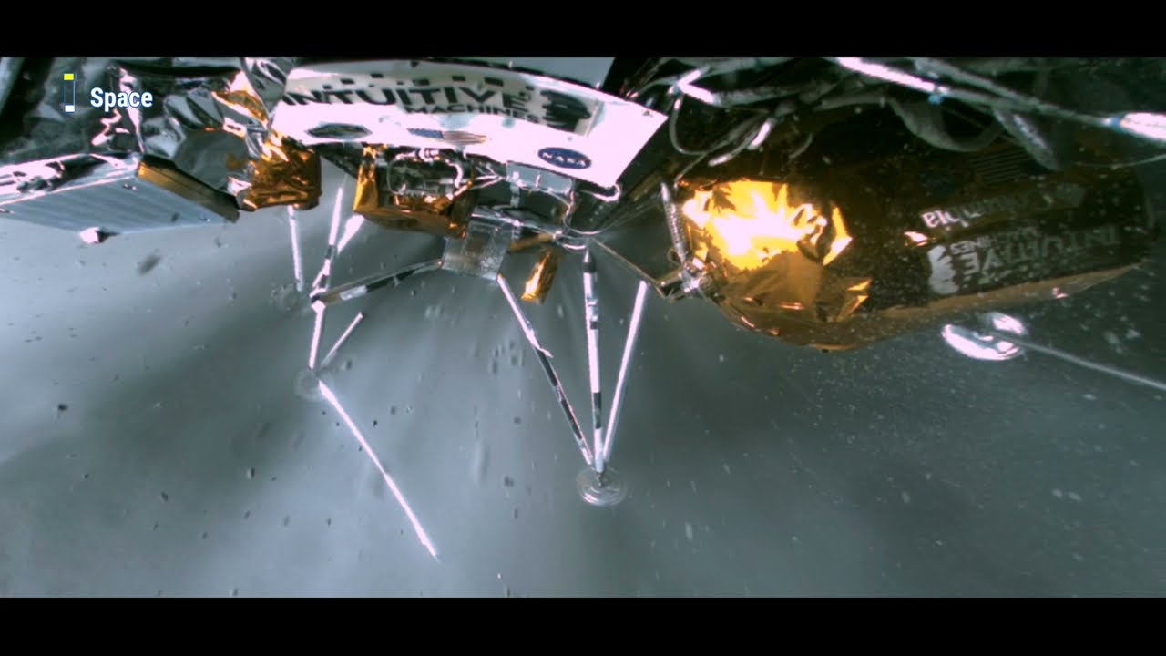 Odysseus Lunar Lander's Release Latest Unbelievable Surprising Video Footage and Images from Moon!