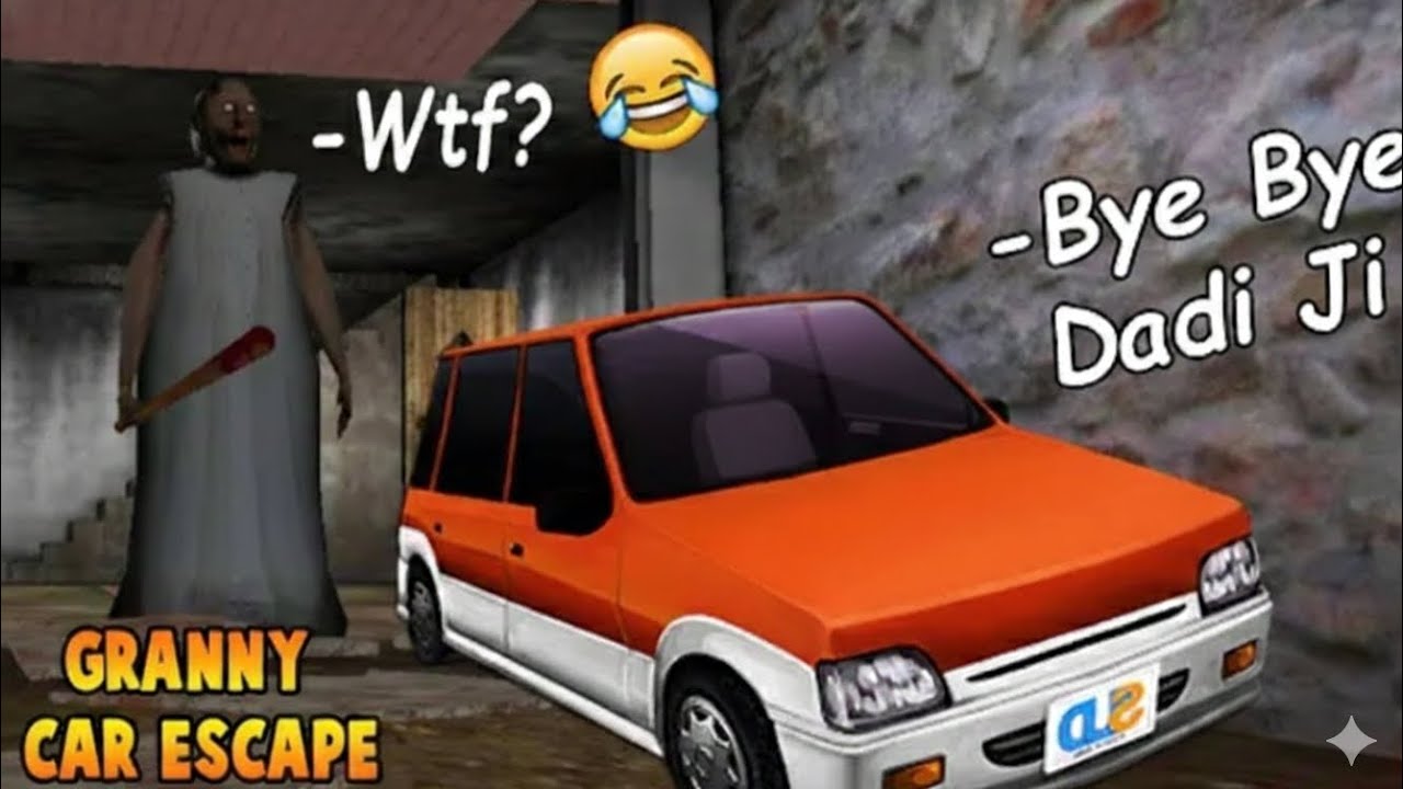 ( granny) granny chapter 1 gameplay car aspace #granny #grannyvsgrannygame #gaming 