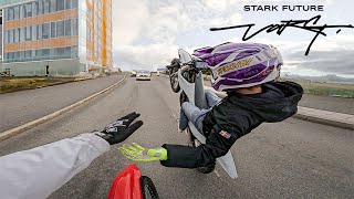Testing World's Most Powerful Dirt Bike - STARK VARG (jumps & city riding)