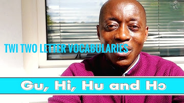 Learn Twi with Opoku - Twi Vocabularies 4