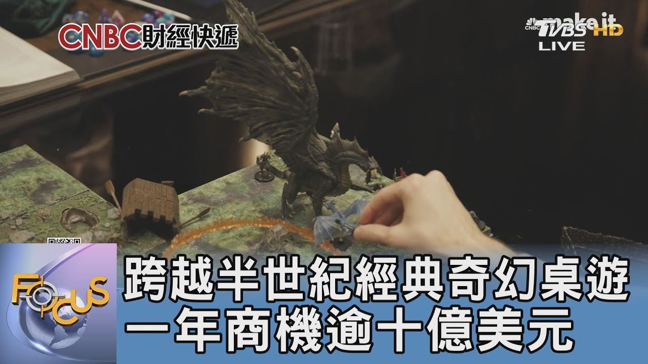跨越半世紀經典奇幻桌遊 一年商機逾十億美元｜FOCUS午間新聞 20250221 @tvbsfocus