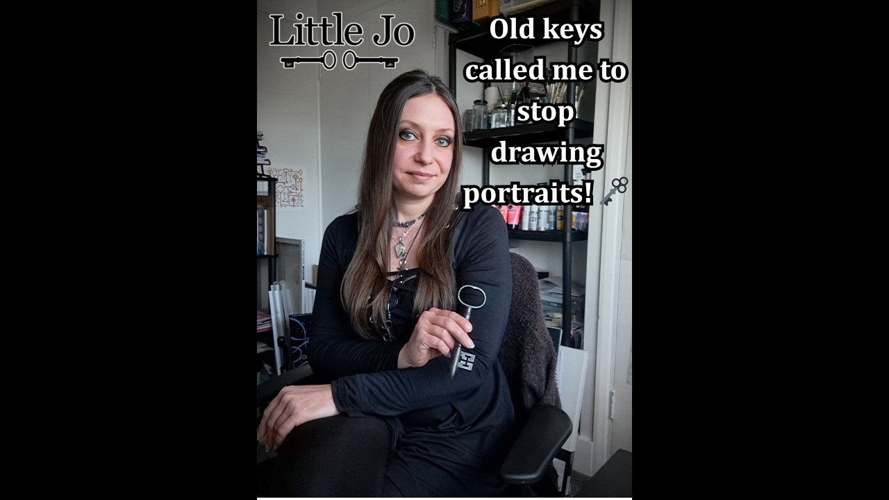 Why I stopped drawing realistic portraits and started drawing old keys ...