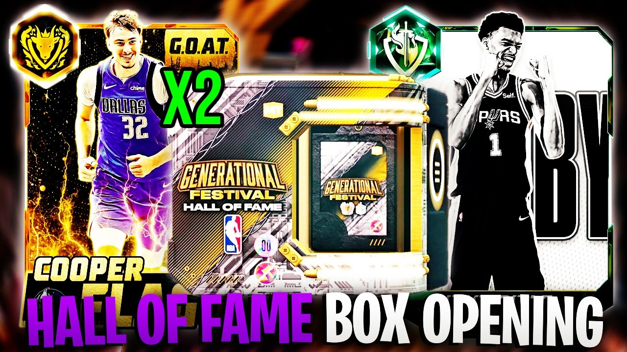 I OPENED *2* CRAZY NEW GENERATION HALL OF FAME BOXES IN NBA 2K26