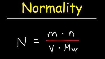 How To Calculate the Normality of a Solution