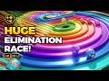*HUGE* Marble Race | #marbles #marblerun #marblerace #elimination #asmr #sensory #3D #rigidbody