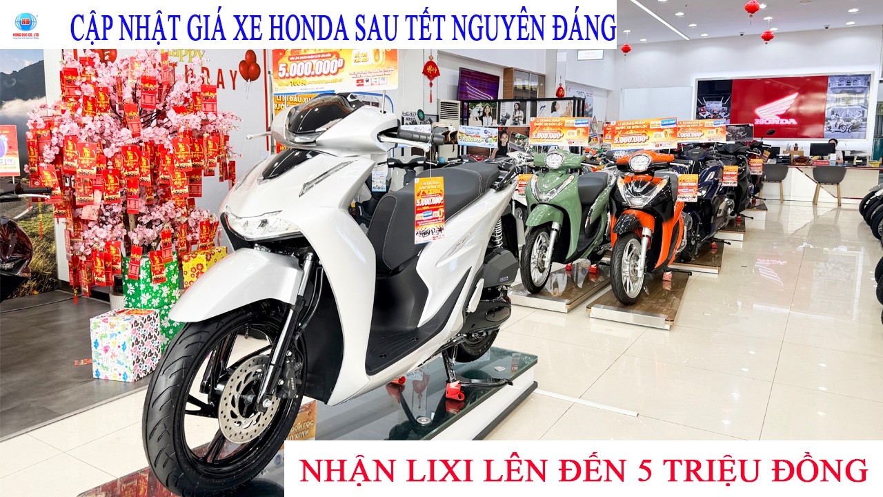 Báo Giá Xe Honda Đầu tháng 03 Năm 2026|hái lộc nhận lixi lên đến 5 triệu đồng|Hồng đức 10.