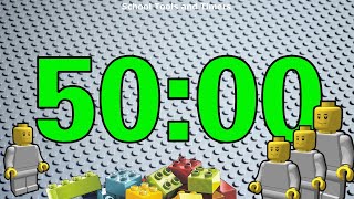 50 Minute LEGO Countdown Timer - LEGO Man 🟨🟥