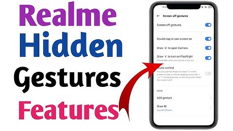 How to Enable Screen-off Gestures in All Realme phone | Gestures | Realme Mobile Hidden Features