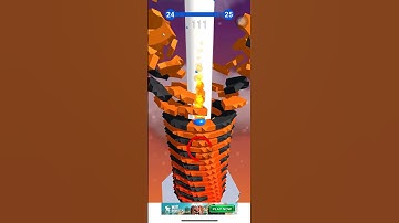 Stack ball gameplay video shorts #stackballgame #playwithmohid