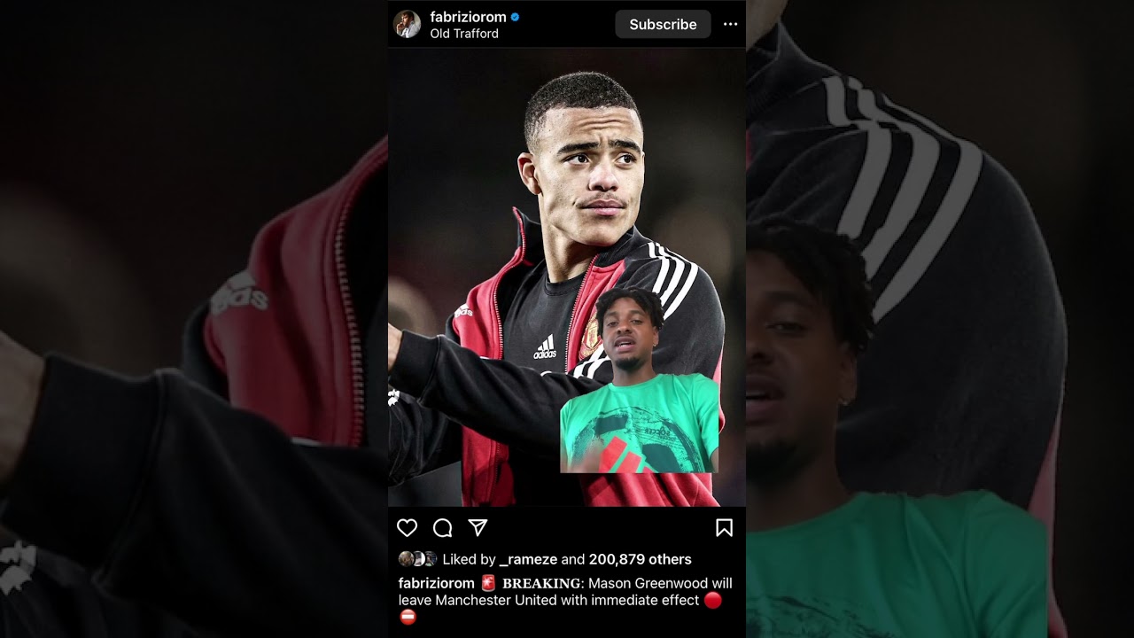 Mason Greenwood leaves Manchester United