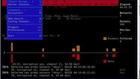 Discovering Wireless Networks Using Kismet | BackTrack