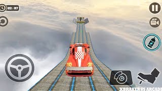 Impossible Car Tracks 3D: Red Car Driving Simulator Levels 11,12 & 13 - Android GamePlay screenshot 5