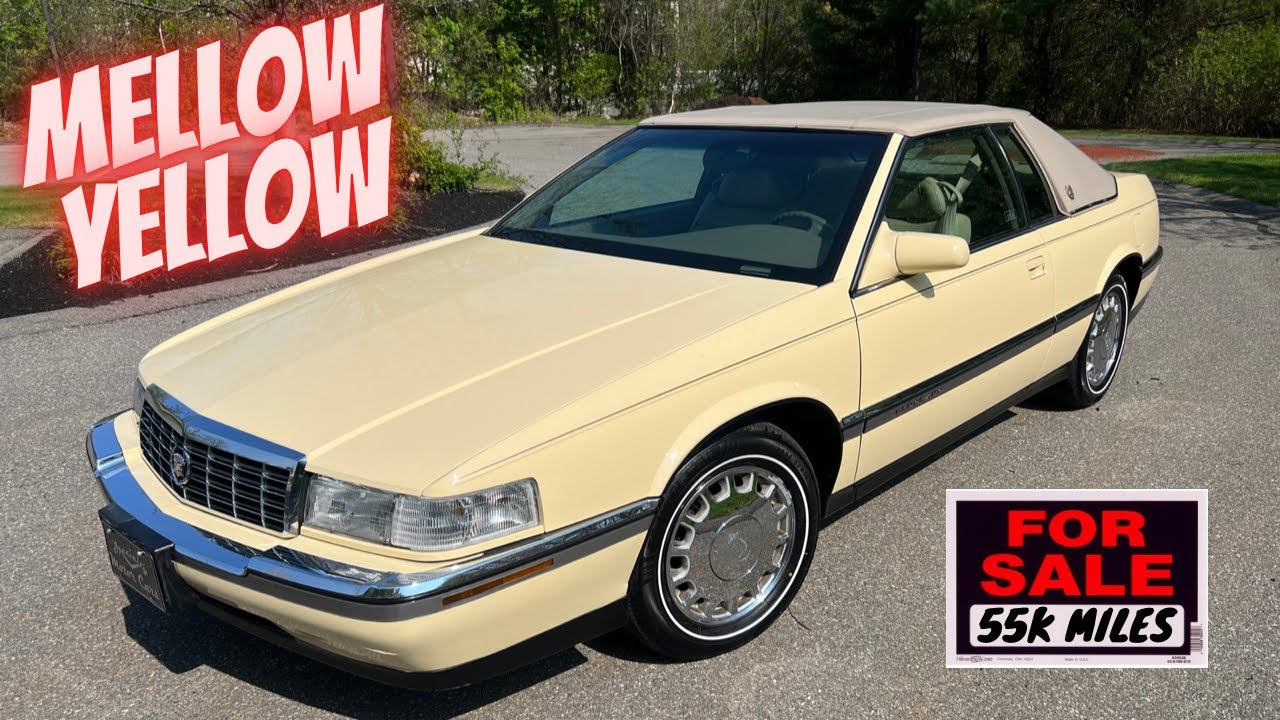 LIKE BUTTER! 1993 Cadillac Eldorado FOR SALE 55k Miles ONE Owner By