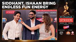Siddhant Chaturvedi, Ishaan Khatter Bring Endless Fun Energy At Screen Awards | #ChetakScreenAwards