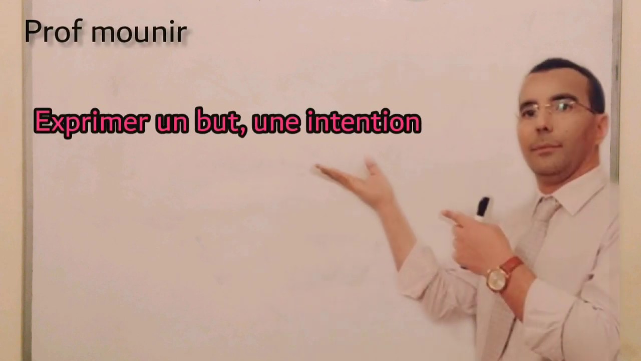 Exprimer un but, une intention