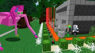 Mommy Long Legs Gi̇zli̇ Evi̇ni̇ Buldum -Minecraft