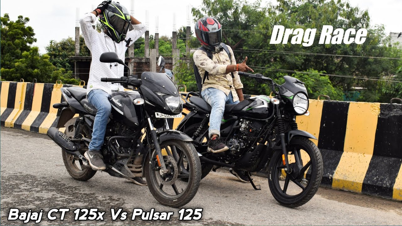 Bajaj CT 125x Vs Bajaj Pulsar 125 Bs6 Drag Race | Shocking Results 😮