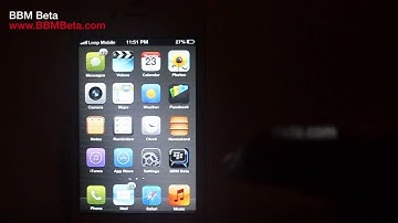 BBM(BlackBerry Messenger) Beta on iOS Demo.