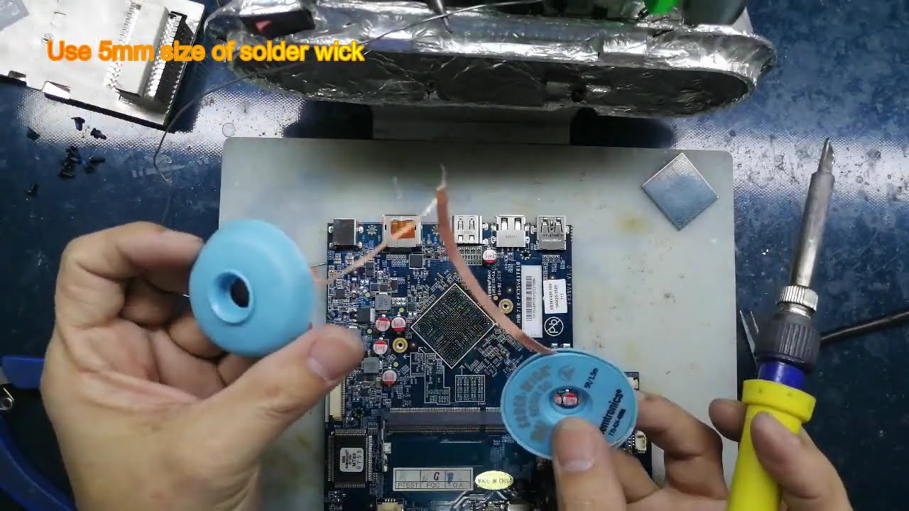 Shuttle Mini PC Advance repair / Change New Processor (Intel SR1UT)