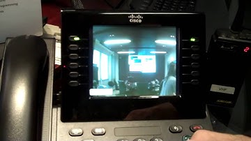 Cisco IP phone & IP door intercom live demonstration