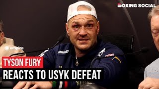 Tyson Fury Post Fight Press Conference | REACTS To Defeat To Oleksandr Usyk