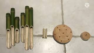 How to make a bamboo wind chime