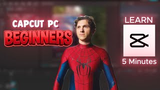 CapCut PC Beginners Tutorial | Learn CapCut in 5 Minutes!🗿🔥