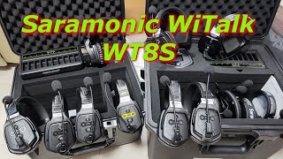 Here's the Saramonic WiTalk WT8S DECT 1.9GHz wireless intercom system, & why we bought them to use.