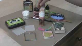 More Techniques with Ranger's Inkssentials™ Frosted Memory Glass