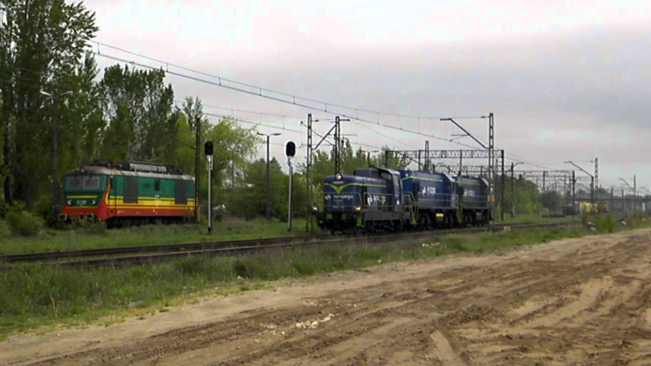 ST44 - 172 (3 x Rp1) + SM48 - 114 Eaosy Warszawa Jeziorki 08-09-2012 HD