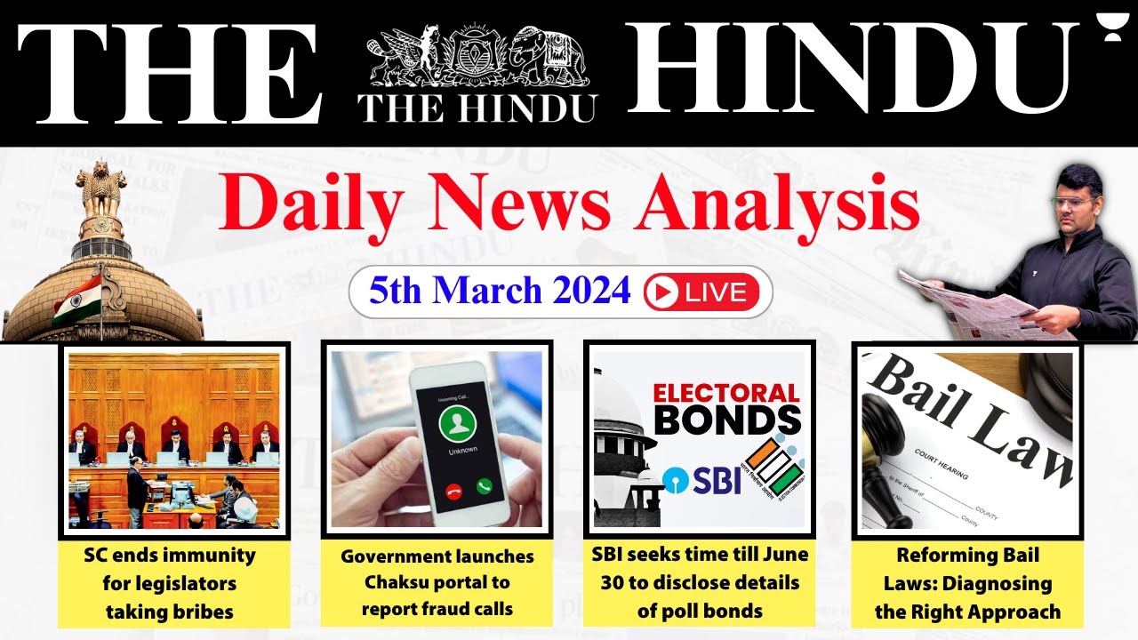 The Hindu News Analysis | 5 March 2024 | Current Affairs Today ...